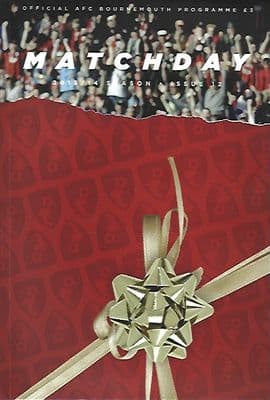 Bournemouth v Yeovil 26th December 2013 Official Matchday Programme 2013/2014
