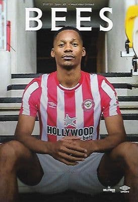 Brentford v West Ham Pre-Season Friendly Official Matchday Programme 2021/2022 - 31st July 2021