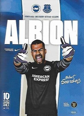 Brighton & Hove Albion v Everton Premier League Matchday Programme 2021/2022 - 28th August 2021
