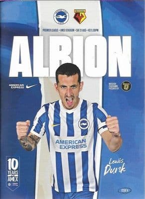 Brighton & Hove Albion v Watford Premier League Matchday Programme 2021/2022 - 21st August 2021