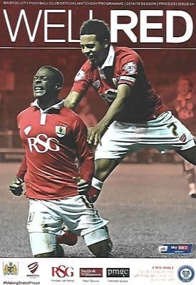 Bristol City v Rochdale 28th February 2015 Official Matchday Programme