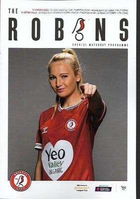 Bristol  City Women v London Bees & Aston Villa Matchday Programme 2020/2021