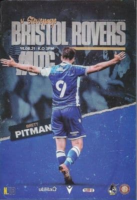 Bristol Rovers v Stevenage Sky Bet League Two Matchday Programme 2021/2022 - 14th August 2021