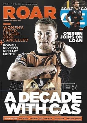 Castleford Tigers Issue 9 September 2020 PDF Printed Official Magazine