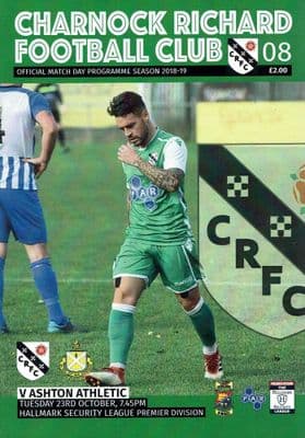 Charnock Richard v Ashton Athletic Official Matchday Programme 2018/2019 - 23rd October 2018