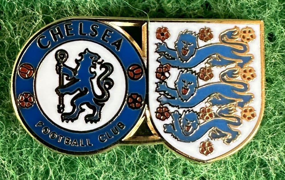 Chelsea & England Enamel Pin Badge
