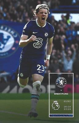Chelsea v Brentford Official Matchday Programme 2022/2023 - 26th April 2023