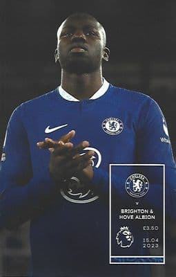 Chelsea v Brighton & Hove Albion Official Matchday Programme 2022/2023 - 15th April 2023