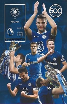 Chelsea v Fulham Official Matchday Programme 2022/2023 - 3rd February 2023
