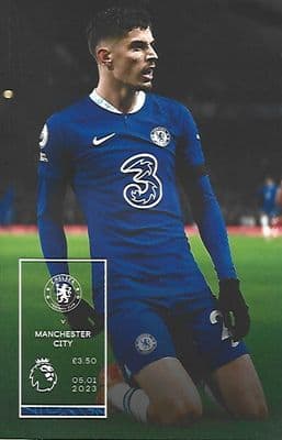 Chelsea v Manchester City Official Matchday Programme 2022/2023 - 5th January 2023