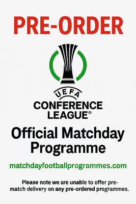 Crystal Palace v Zrinjski UECL Official Matchday Programme 2025/26 - PRE-ORDER