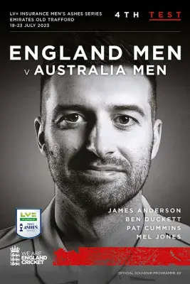 England v Australia The Ashes 2023 - 4th Test Official Programme