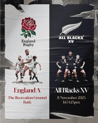 England XV v All Blacks XV Official Match Programme 8th November 2025 - PRE-ORDER