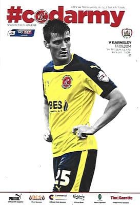 Fleetwood v Barnsley 17th September 2014 Official Matchday Programme 2014/2015