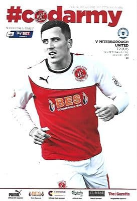 Fleetwood v Peterborough 7th February 2015 Official Matchday Programme 2014/2015