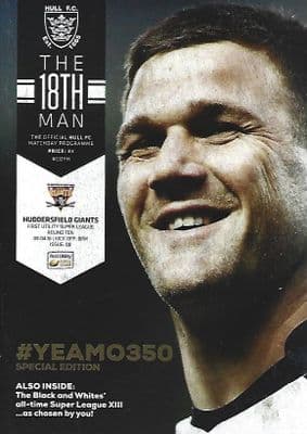 Hull FC v Huddersfield Giants 8th April 2016 Official Matchday Programme