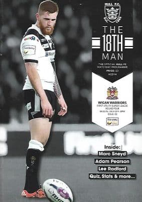 Hull FC v Wigan Warriors 4th March 2016 Official Matchday Programme