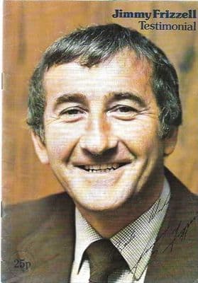 Jimmy Frizzell Testimonial Official Matchday Programme
