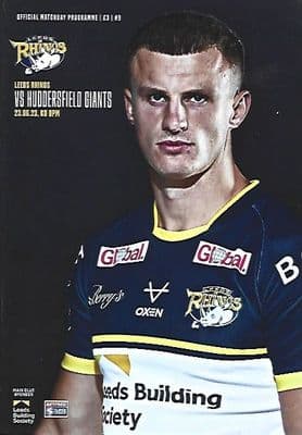 Leeds Rhinos v Huddersfield Giants Official Matchday Programme 2023 - 23rd June 2023