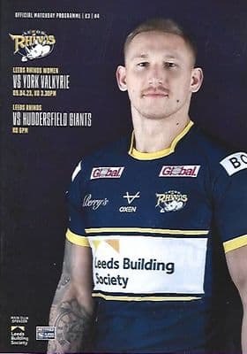 Leeds Rhinos v Huddersfield Giants Official Matchday Programme - 9th April 2023