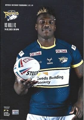 Leeds Rhinos v Hull FC Official Matchday Programme 2023 - 24th February 2023