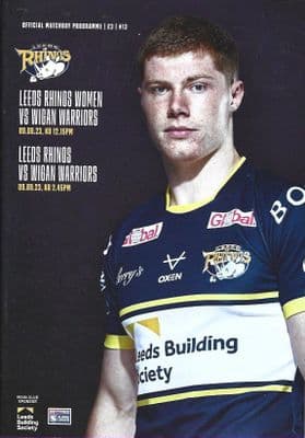 Leeds Rhinos v Wigan Warriors Official Matchday Programme 2023 - 9th September 2023