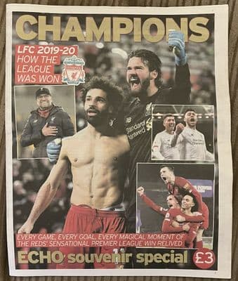 Liverpool Champions Special Souvenir Edition How the League Was Won Newspaper