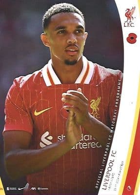Liverpool v Aston Villa Official Matchday Programme 2024/25 - 9th November 2024