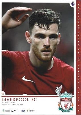 Liverpool v Everton Official Matchday Programme 2022/2023 - 13th February 2023