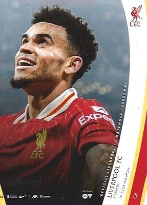 Liverpool v Fulham Official Matchday Programme 2024/25 - 14th December 2024