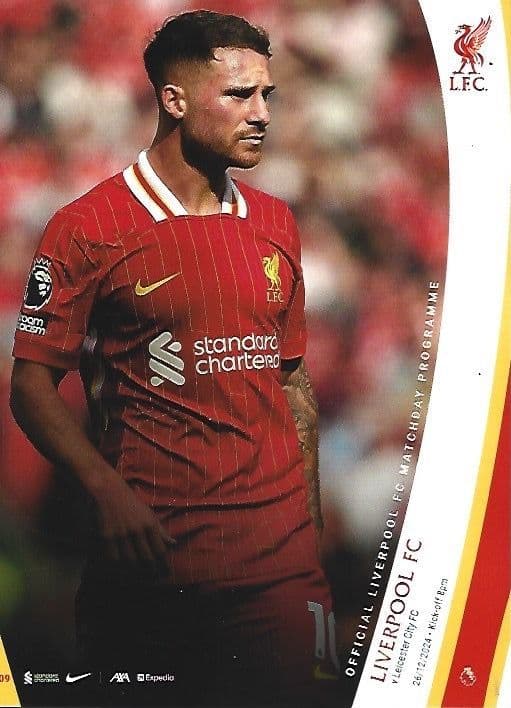 Liverpool v Leicester City Official Matchday Programme 2024/25