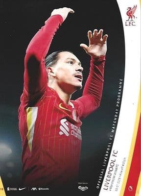 Liverpool v Manchester United Official Matchday Programme 2024/25 - 5th January 2025