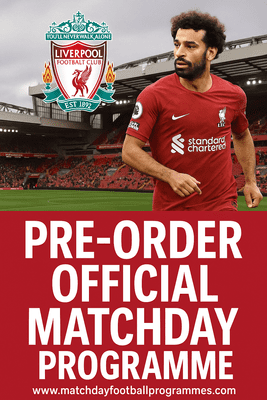 Liverpool v Tottenham Hotspur Official Premier League Matchday Programme 2025/26 - PRE-ORDER