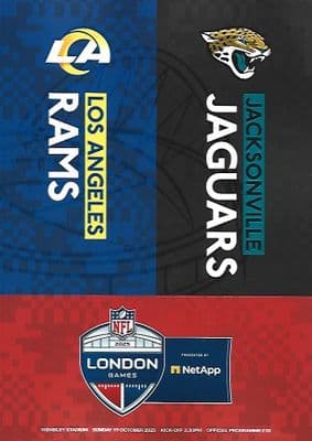 Los Angeles Rams v Jacksonville Jaguars Wembley Stadium - 19th October 2025