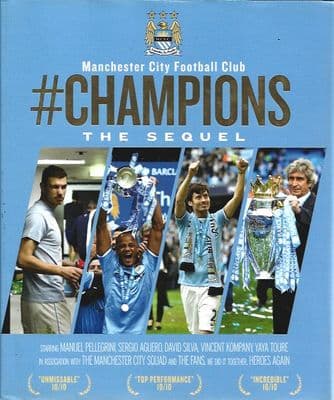 Manchester City #CHAMPIONS the Sequel HardBacked Book