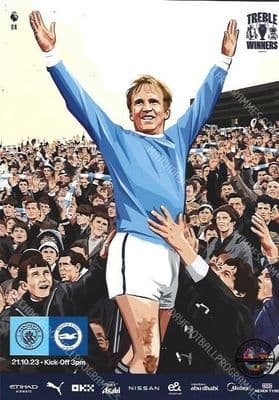 Manchester City v Brighton & Hove Albion Official Premier League Match Programme 23/24 - 21st Oct 23