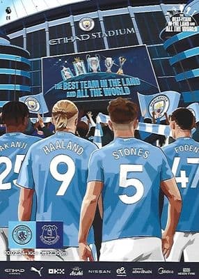 Manchester City v Everton Official Premier League Matchday Programme 23/24 - 10th February 2024