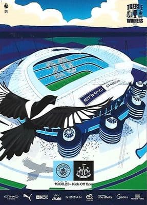 Manchester City v Newcastle United Official Premier League Matchday Programme 23/24 - 19th August 23