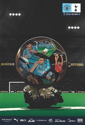 Manchester City v Tottenham Hotspur Official Matchday Programme 2024/25 - 23rd November 2024