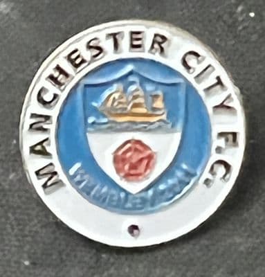 Manchester City Wembley 2011 Enamel Pin Badge
