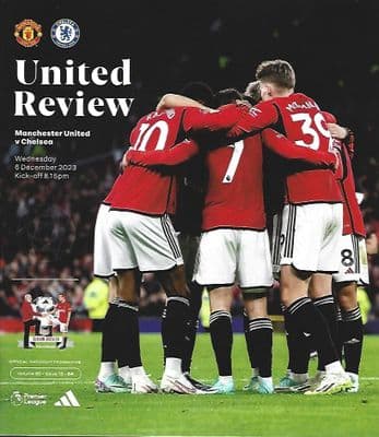 Manchester United v Chelsea Official Premier League Matchday Programme 23/24 - 6th December 2023