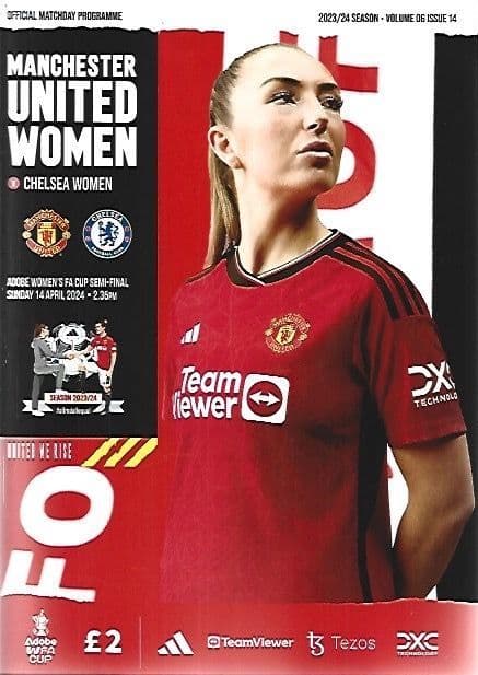 Manchester United Women v Chelsea Women FA Cup S/Final Official