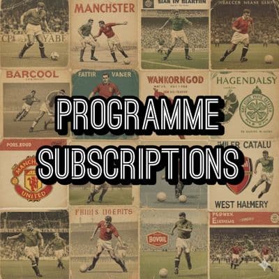 Matchday Programme Subscriptions