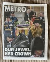 Metro Newspaper Thursday September 15th 2022 Queen Elizabeth II Special Edition