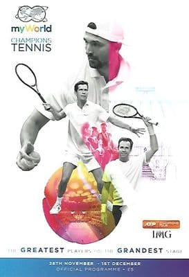 My World Champions Tennis 28th Nov - 1st December 2019 Official Programme