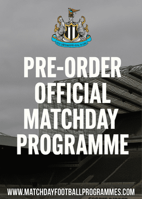 Newcastle United v Brighton & Hove Albion Official Matchday Programme 2025/26 - PRE-ORDER