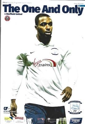 Preston North End v Sheffield United 24th January 2015 Official Matchday Programme