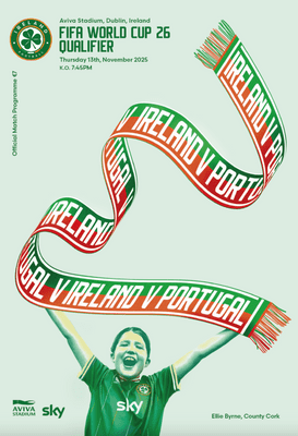 Republic of Ireland v Portugal Official Matchday Programme 2025/26 - PRE-ORDER