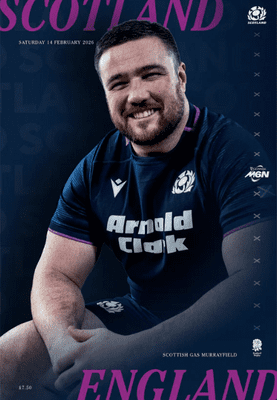 Scotland v England Official Six Nations Matchday Programme - PRE-ORDER