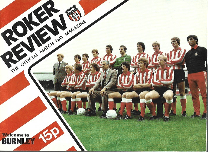 Sunderland v Burnley 1977/1978 Season Official Matchday Programme